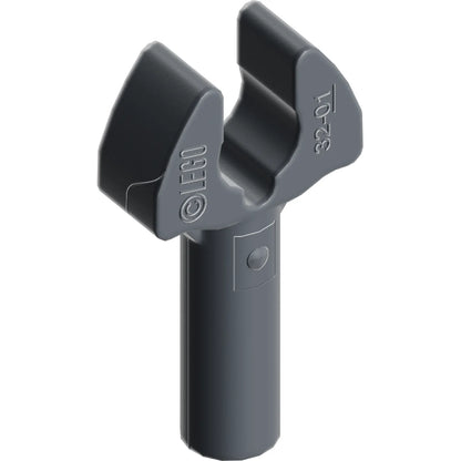 Part 48729b - Bar   1L with Clip Mechanical Claw - Cut Edges and Hole on Side