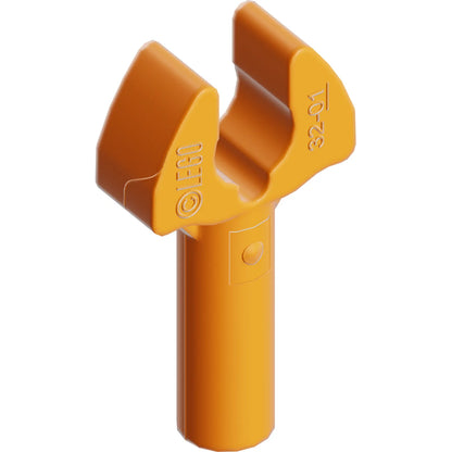 Part 48729b - Bar   1L with Clip Mechanical Claw - Cut Edges and Hole on Side