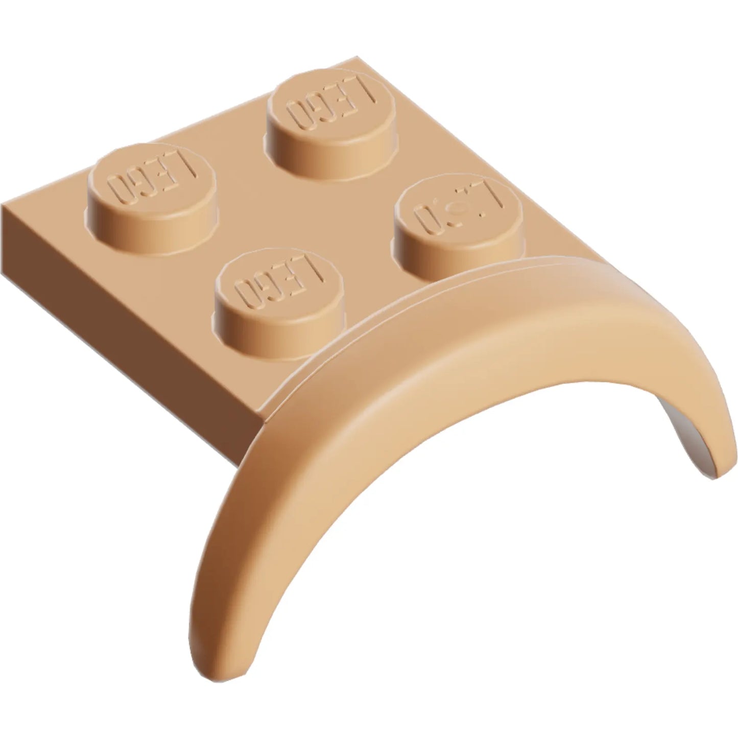 Part 49097 - Vehicle, Mudguard 3 x 3 x 1 with Arch Round