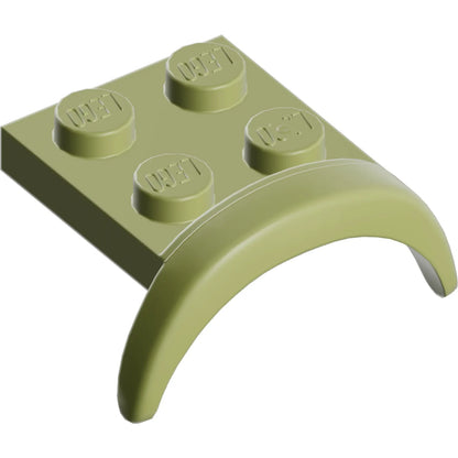 Part 49097 - Vehicle, Mudguard 3 x 3 x 1 with Arch Round