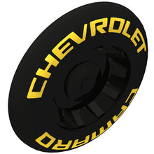 Part 49098pb01 - Wheel Cover 10 Spoke Recessed with Yellow 'CHEVROLET CAMARO' Pattern