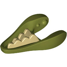 Part 49418pb01 - Dinosaur Jaw Lower Small with Tan Teeth Pattern