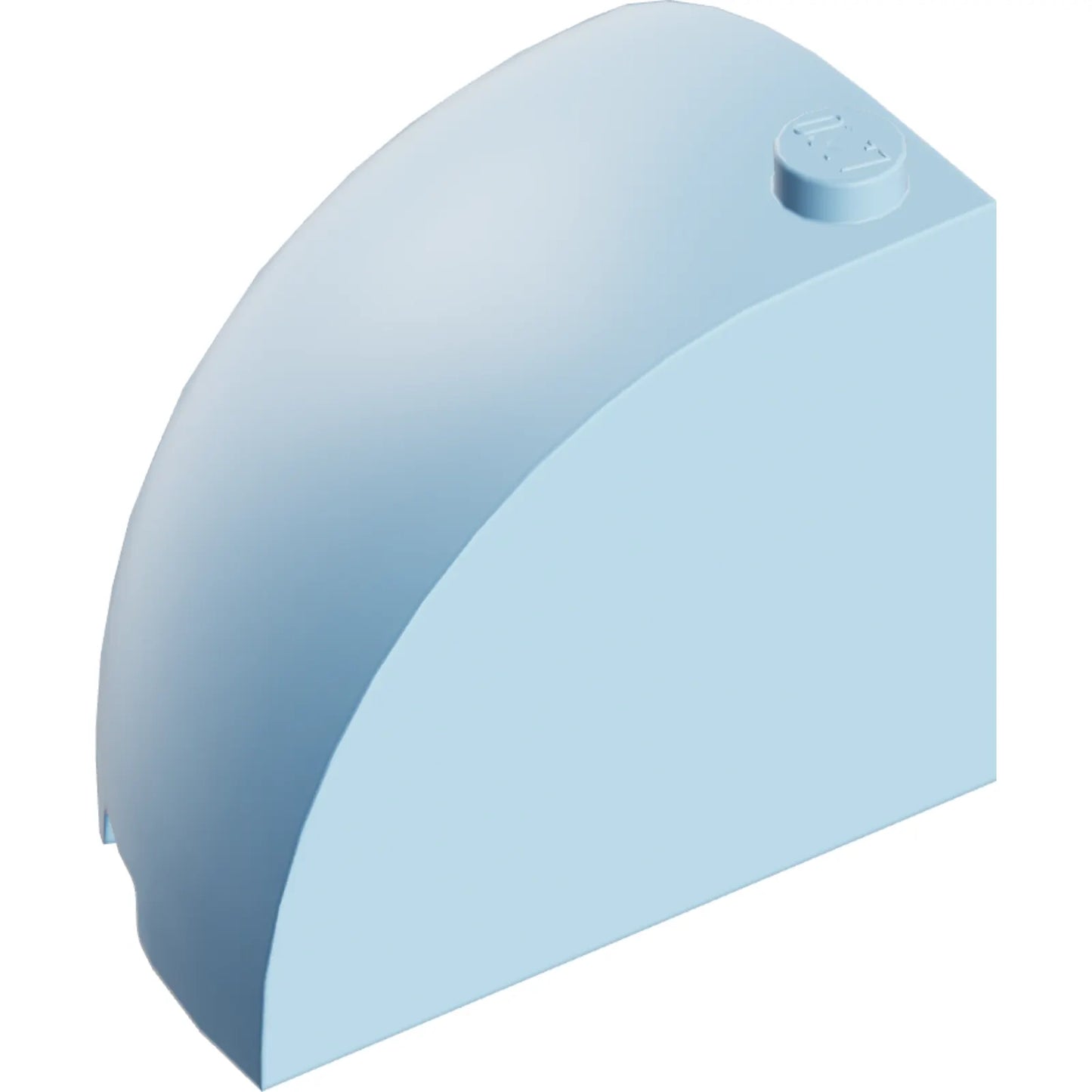 Part 49612 - Brick, Round Corner 4 x 4 x 2 2/3 Dome Top