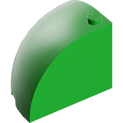 Part 49612 - Brick, Round Corner 4 x 4 x 2 2/3 Dome Top