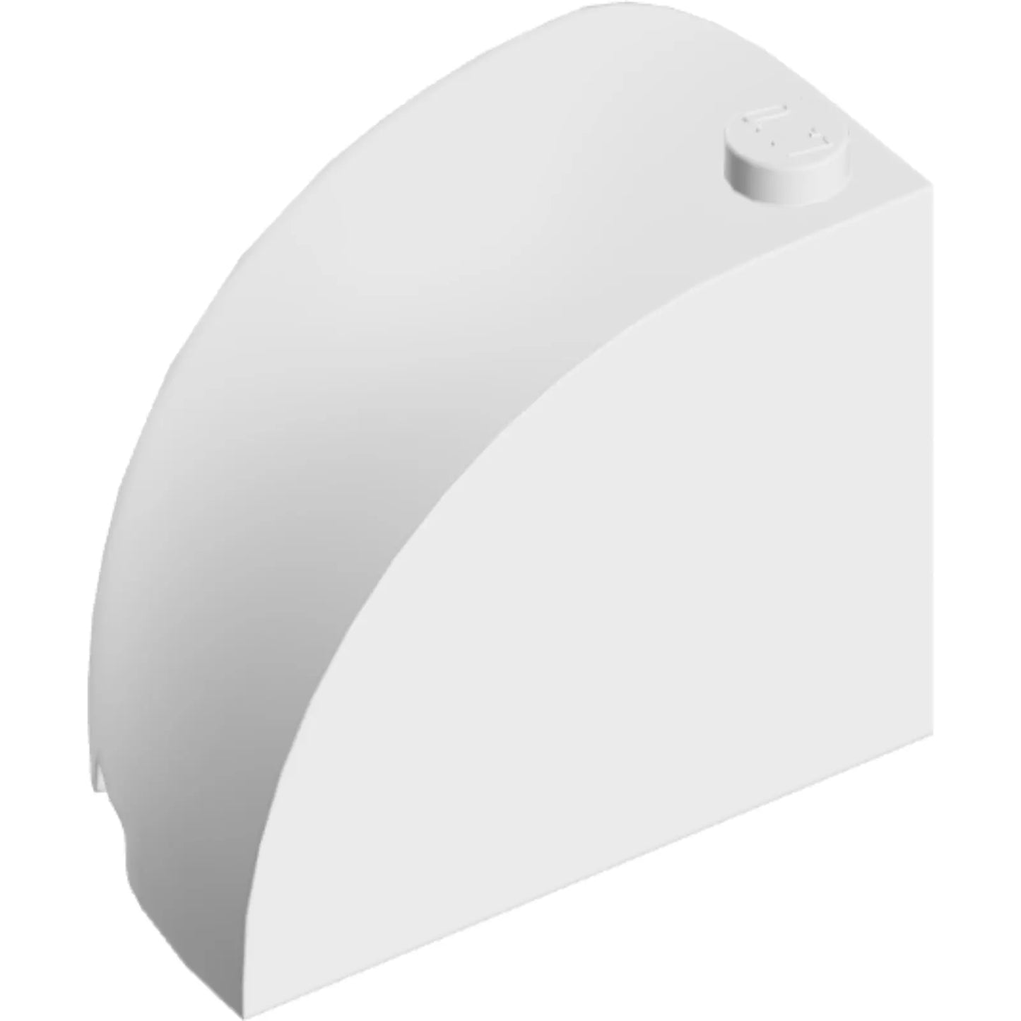 Part 49612 - Brick, Round Corner 4 x 4 x 2 2/3 Dome Top