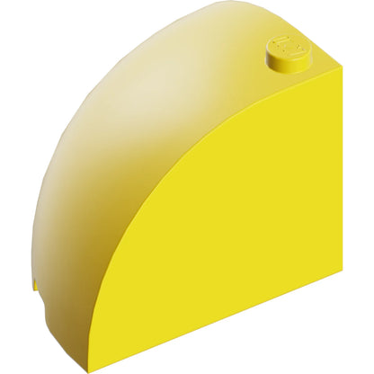 Part 49612 - Brick, Round Corner 4 x 4 x 2 2/3 Dome Top