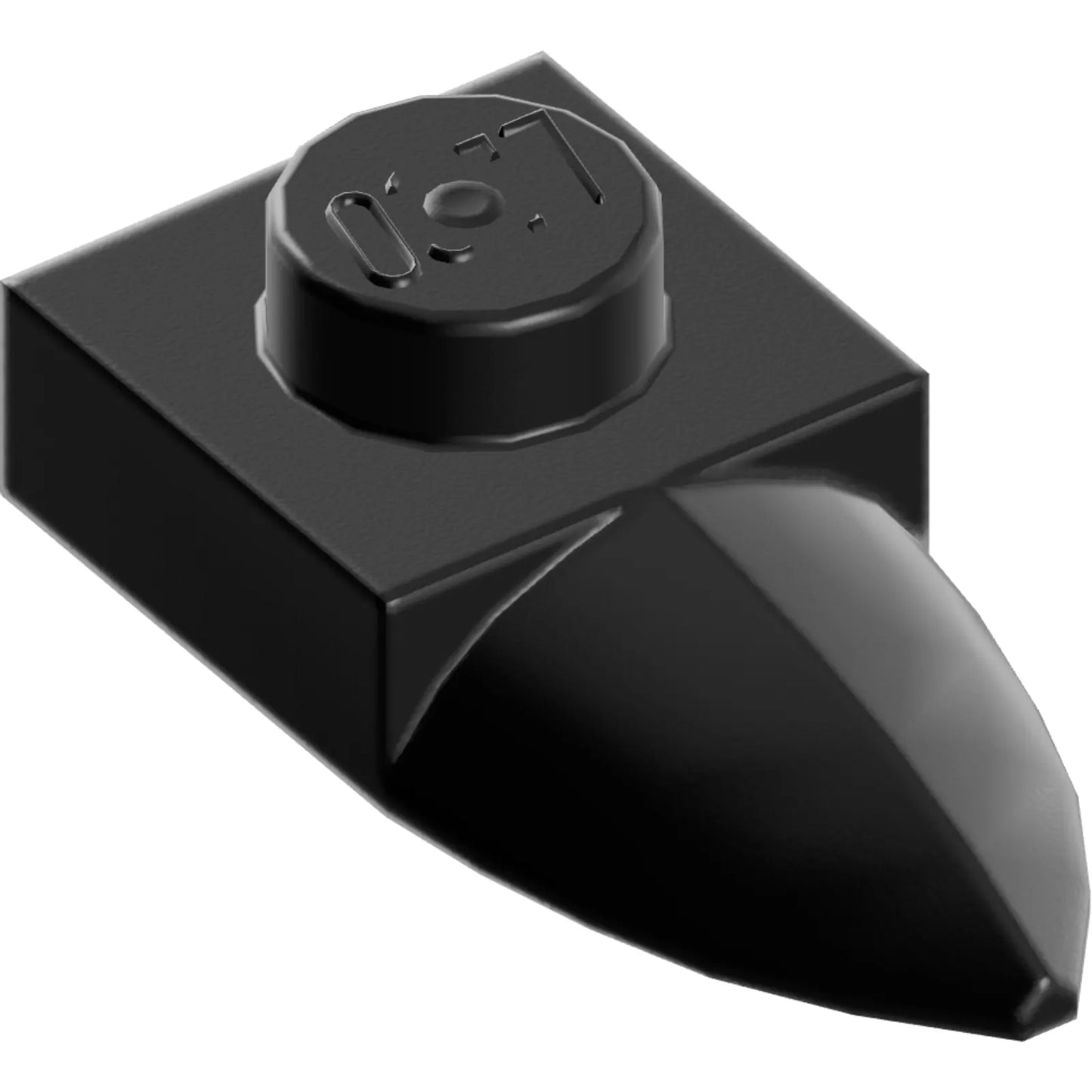 Part 49668 - Plate, Modified 1 x 1 with Tooth Horizontal