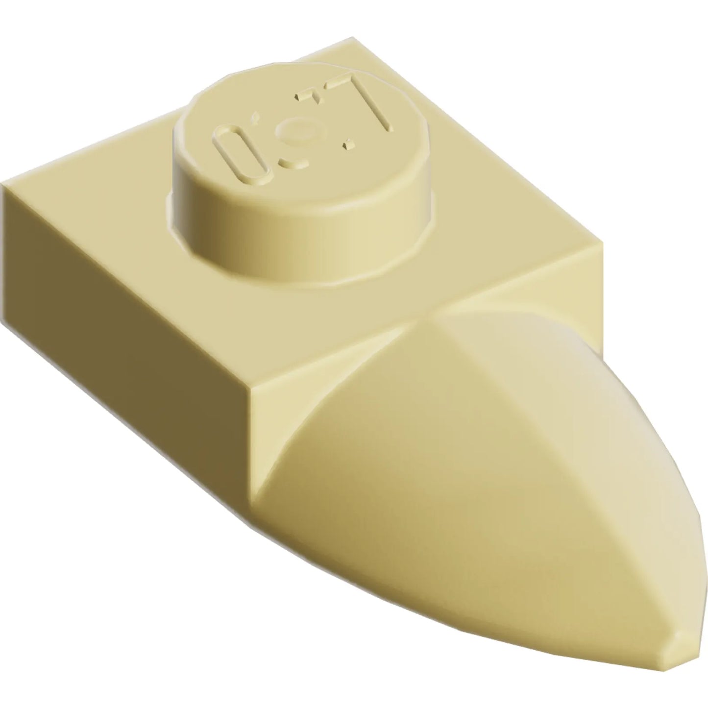 Part 49668 - Plate, Modified 1 x 1 with Tooth Horizontal