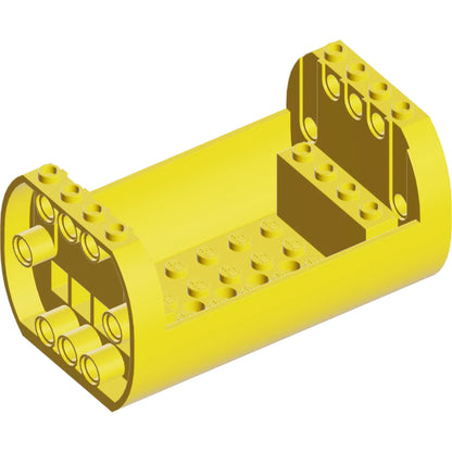 Teil 49949 - Zylinder 6 x 10 x 4 1/3 mit offenen Seiten und Stiftlöchern