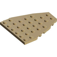 Teil 50303 - Keilplatte 7 x 6 mit Bolzenkerben (Bootsbugplatte)