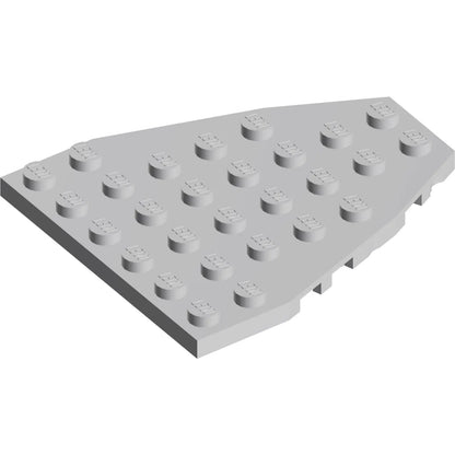 Teil 50303 - Keilplatte 7 x 6 mit Bolzenkerben (Bootsbugplatte)