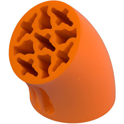 Part 5057 - Brick, Round 3 x 3 D. 45 degrees Elbow with Axle Holes