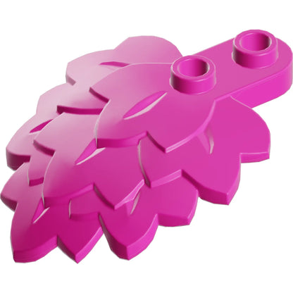 Part 5058 - Plant Plate, Round 1 x 2 with Layered Leaves