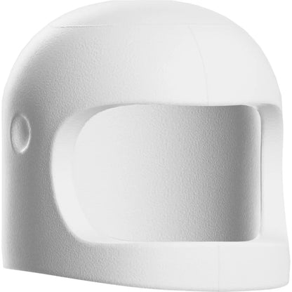 Part 50665 - Minifigure, Headgear Helmet Space / Town with Thick Chin Strap - with Visor Dimples (Reissue with Top Dimple)