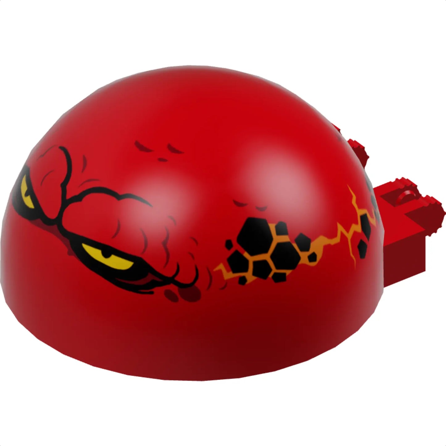 Part 50747pb13 - Windscreen 6 x 6 x 3 Canopy Half Sphere with Dual 2 Fingers with Globlin with Squinting Yellow Eyes Pattern