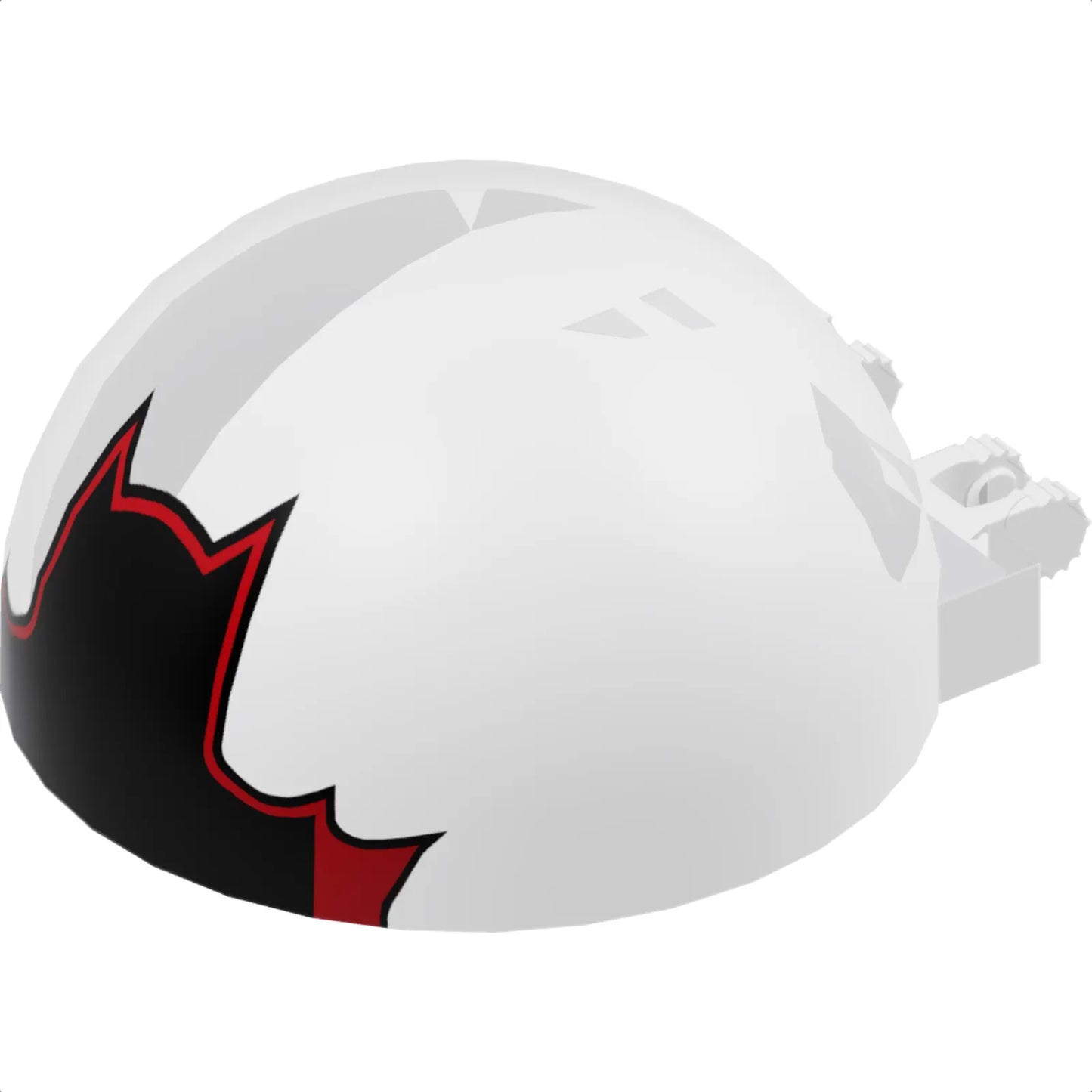 Part 50747pb14 - Windscreen 6 x 6 x 3 Canopy Half Sphere with Dual 2 Fingers with Bat Pattern