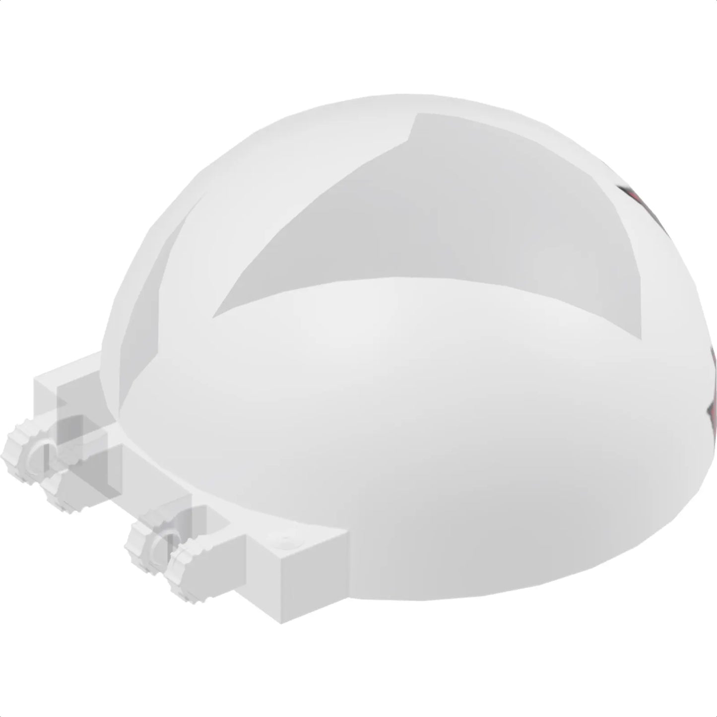 Part 50747pb14 - Windscreen 6 x 6 x 3 Canopy Half Sphere with Dual 2 Fingers with Bat Pattern