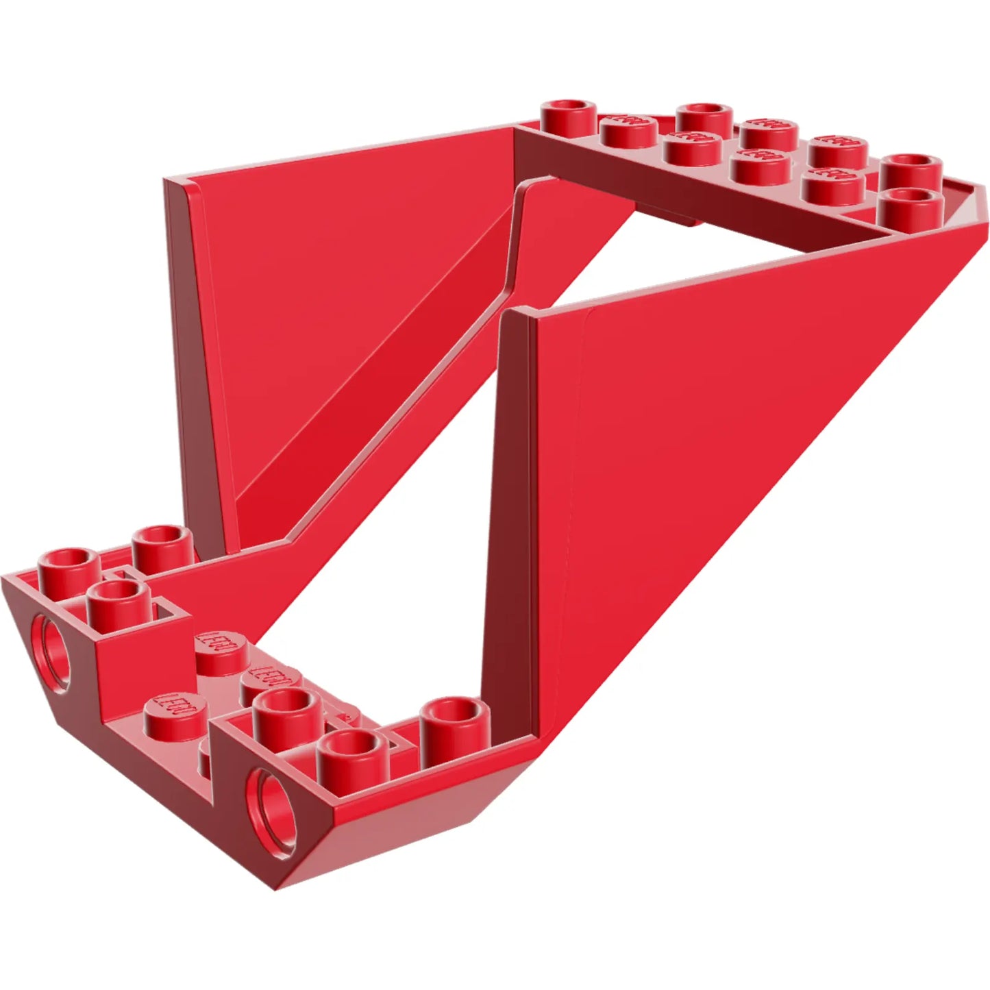 Part 5124 - Aircraft Fuselage Aft Section Bottom 6 x 8 x 4 with 4 x 6 Cargo Door Cutout, 2 Holes and 2 Pin Holes
