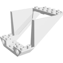 Part 5124 - Aircraft Fuselage Aft Section Bottom 6 x 8 x 4 with 4 x 6 Cargo Door Cutout, 2 Holes and 2 Pin Holes