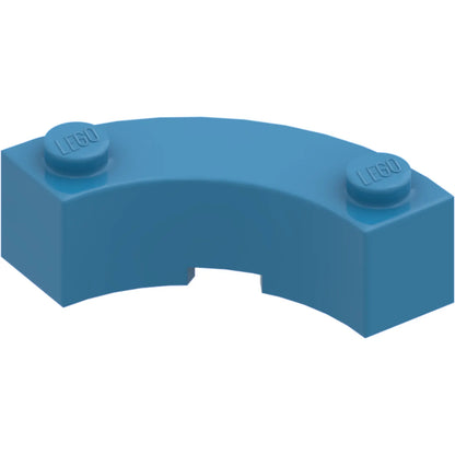 Part 5152 - Brick, Round Corner 3 x 3 Macaroni with 2 Studs