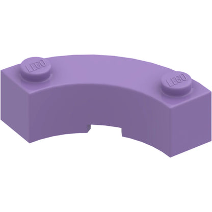 Part 5152 - Brick, Round Corner 3 x 3 Macaroni with 2 Studs
