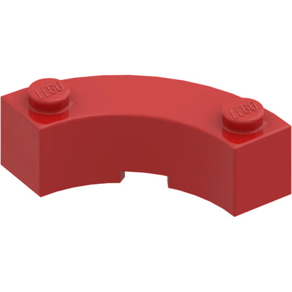 Part 5152 - Brick, Round Corner 3 x 3 Macaroni with 2 Studs