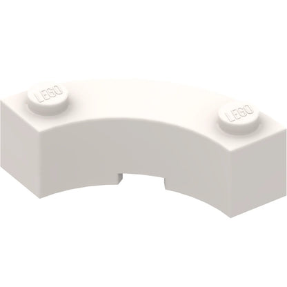 Part 5152 - Brick, Round Corner 3 x 3 Macaroni with 2 Studs