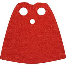 Part 522cpb05 - Minifigure Cape Cloth, Standard - Starched Fabric - 3.9cm Height with Black and Red Sides