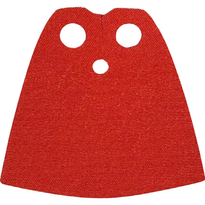 Part 522cpb05 - Minifigure Cape Cloth, Standard - Starched Fabric - 3.9cm Height with Black and Red Sides