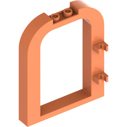 Part 5258 - Door, Frame 1 x 6 x 6 Curved Top with 1 x 2 Cutout and Clips