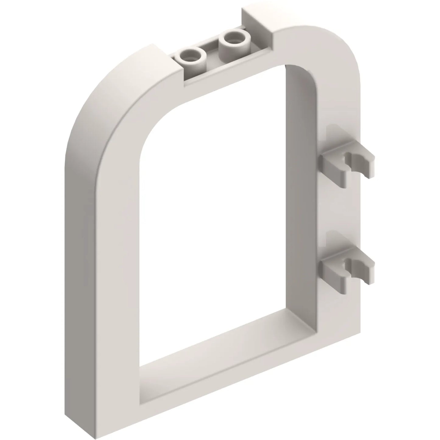 Part 5258 - Door, Frame 1 x 6 x 6 Curved Top with 1 x 2 Cutout and Clips