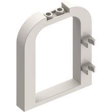 Part 5258 - Door, Frame 1 x 6 x 6 Curved Top with 1 x 2 Cutout and Clips