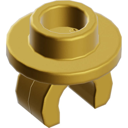 Part 5264 - Plate, Round 1 x 1 with Clip on Bottom