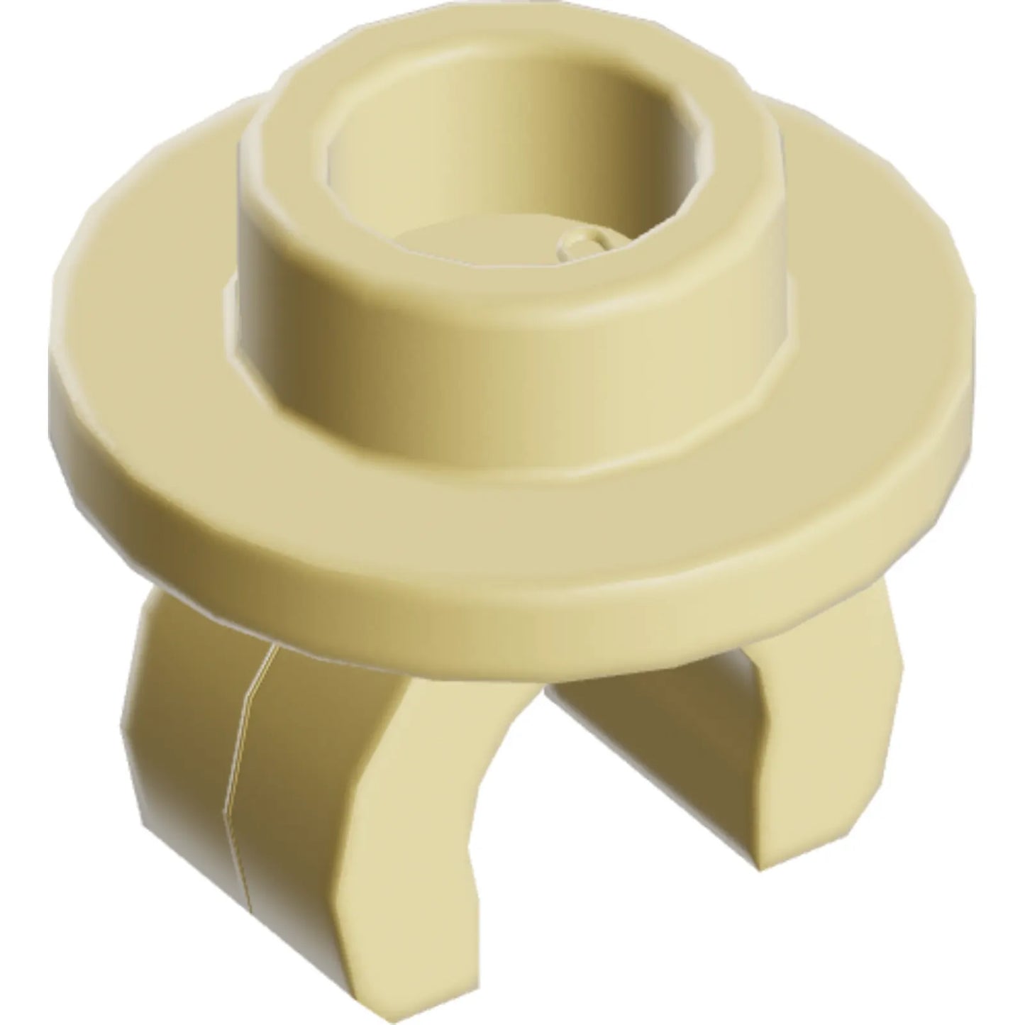 Part 5264 - Plate, Round 1 x 1 with Clip on Bottom