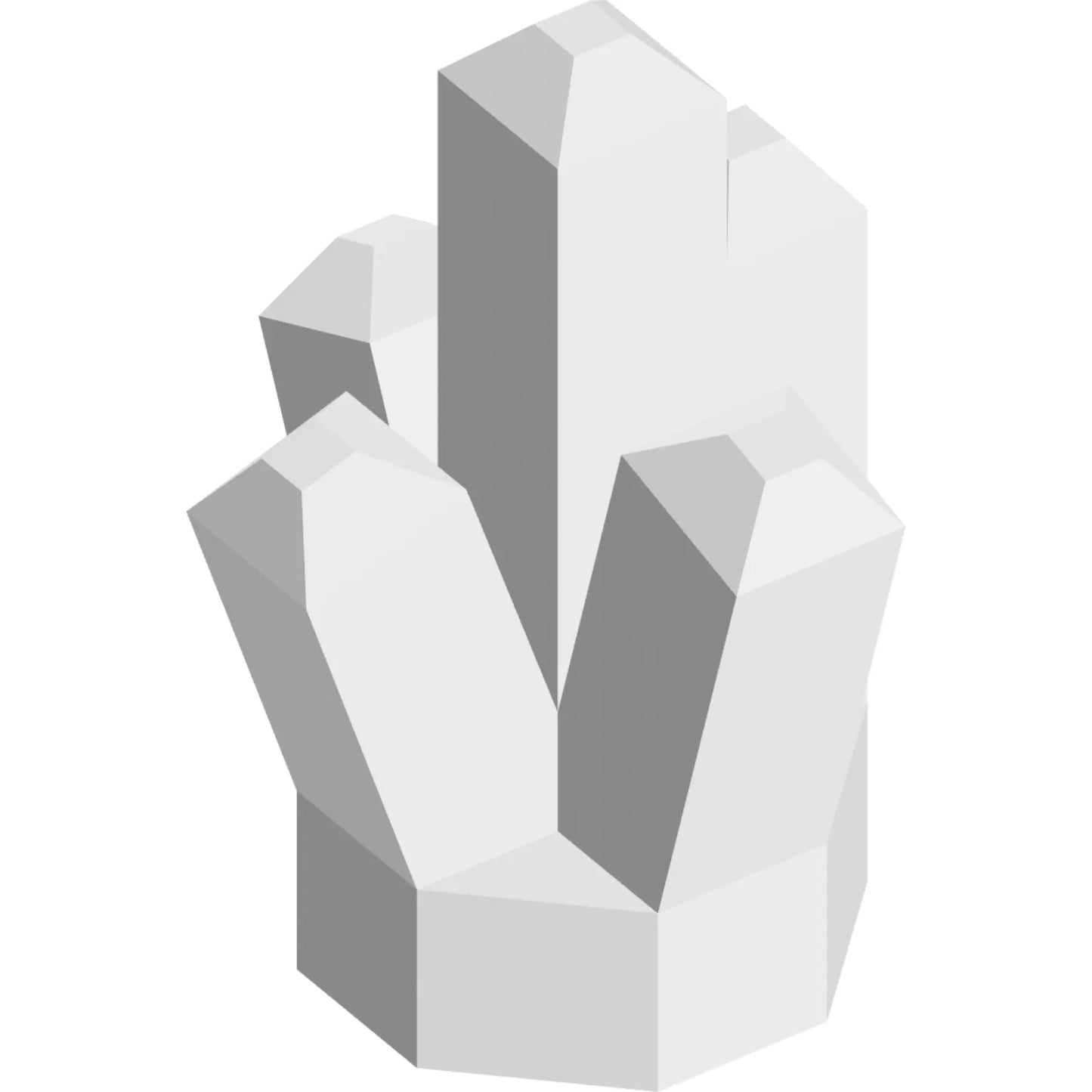 Part 52 - Rock 1 x 1 Crystal 5 Point