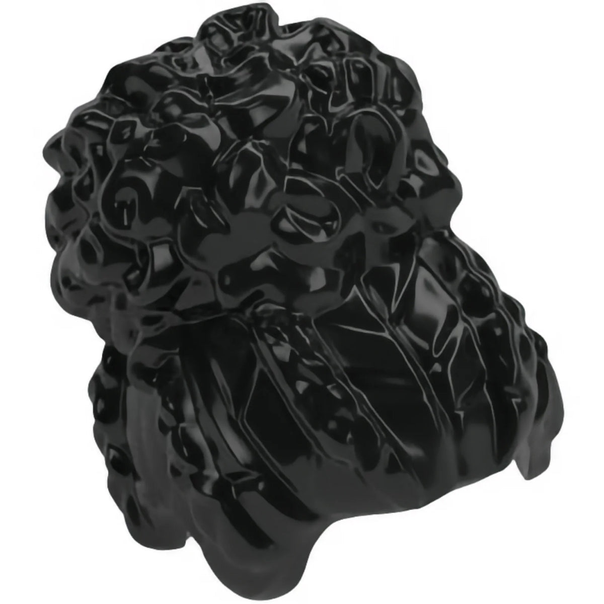 Part 53126 - Minifigure, Hair Female Coiled with Large High Bun