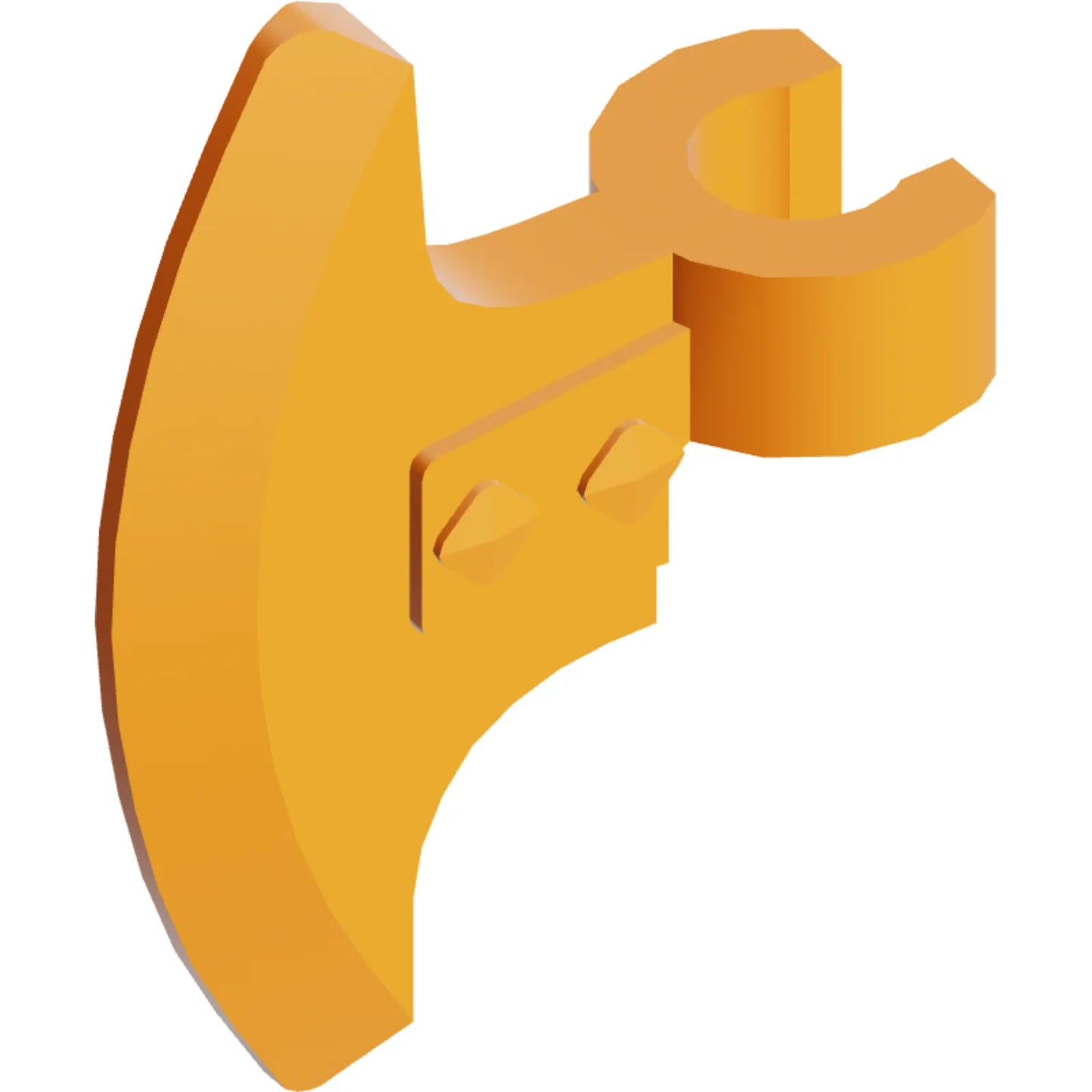 Part 53454 - Minifigure, Weapon Axe Head with Clip