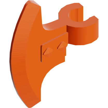 Part 53454 - Minifigure, Weapon Axe Head with Clip