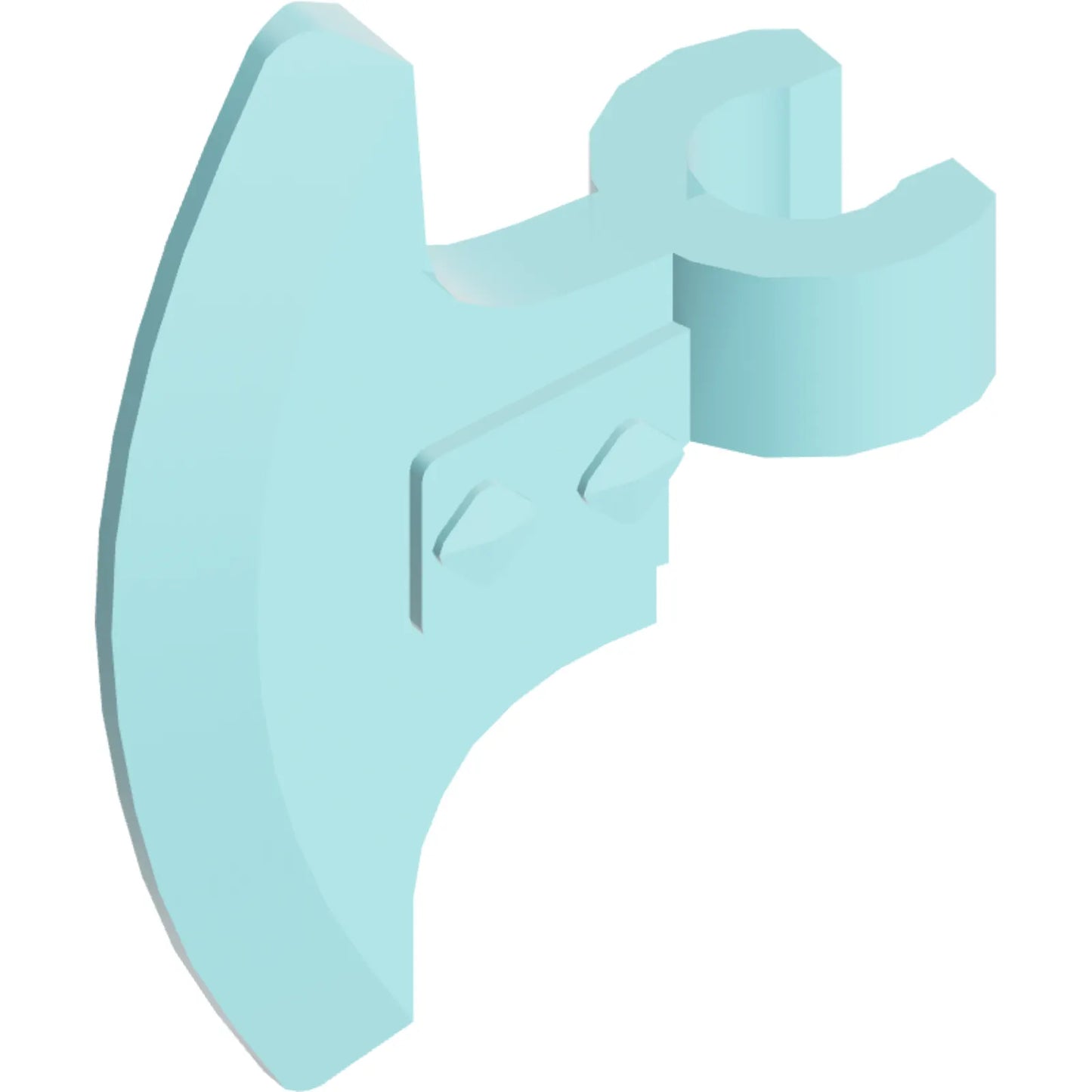 Part 53454 - Minifigure, Weapon Axe Head with Clip