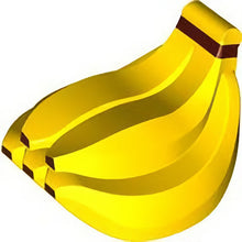 Part 53897px1 - Duplo Bananas with Reddish Brown Clasp and Tips Pattern