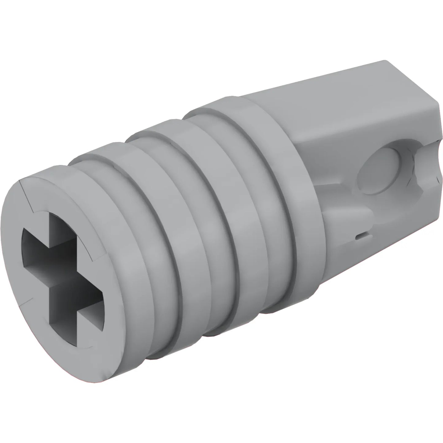 Part 53923 - Hinge Cylinder 1 x 2 Locking with 1 Finger and Axle Hole on Ends without Slots
