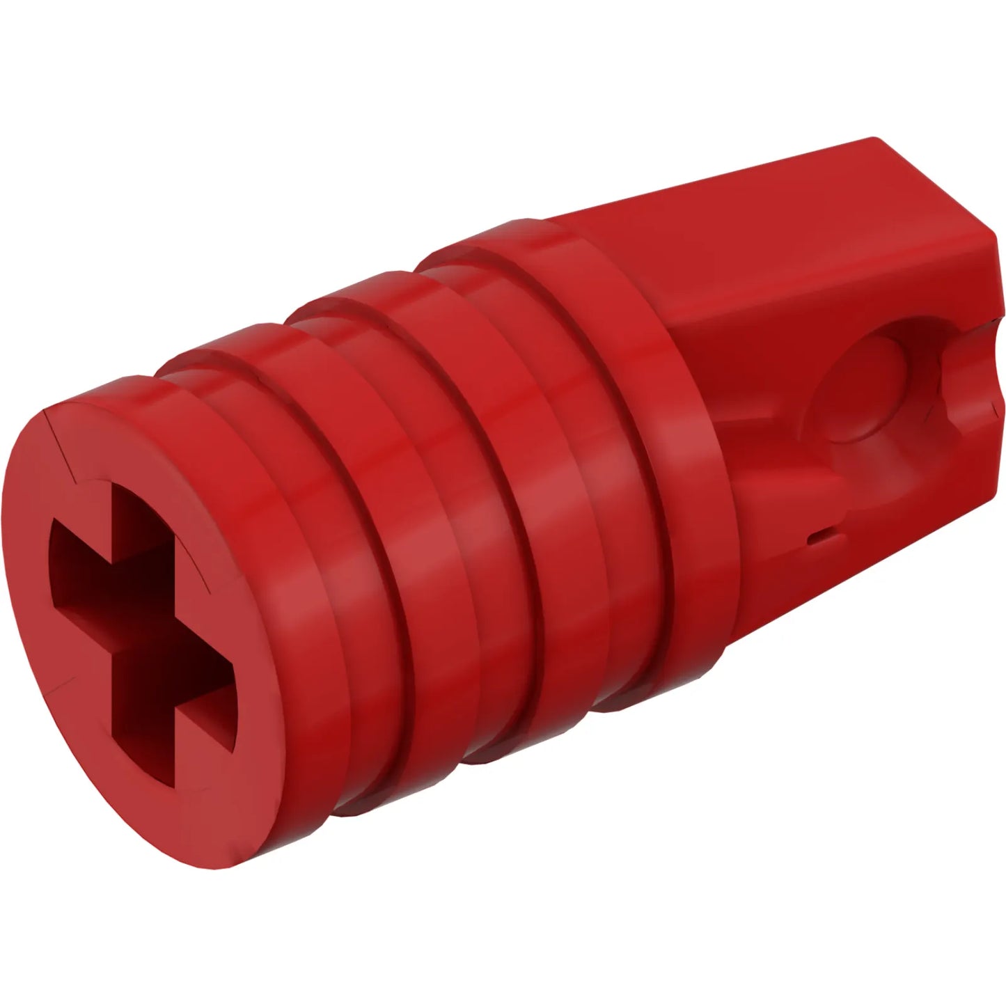 Part 53923 - Hinge Cylinder 1 x 2 Locking with 1 Finger and Axle Hole on Ends without Slots