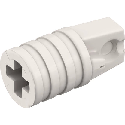 Part 53923 - Hinge Cylinder 1 x 2 Locking with 1 Finger and Axle Hole on Ends without Slots