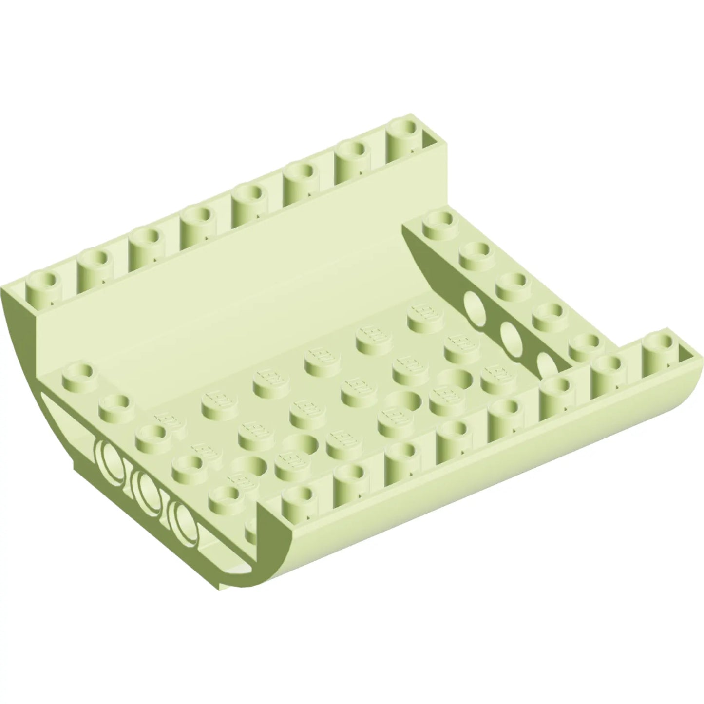 Part 54091 - Slope, Curved 8 x 8 x 2 Inverted Double