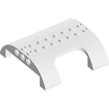Part 54096 - Slope, Curved 8 x 8 x 2 Double with Cutout