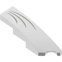 Part 5414pb007 - Wedge 4 x 1 Right with 3 Dark Bluish Gray Curved Lines Pattern