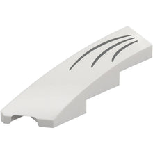 Part 5415pb007 - Wedge 4 x 1 Left with 3 Dark Bluish Gray Curved Lines Pattern