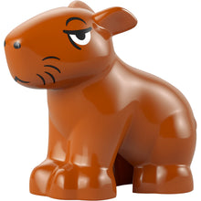 Part 5422pb01 - Capybara with Black Eyes, Nose, and Whiskers Pattern (Encanto Chispi)