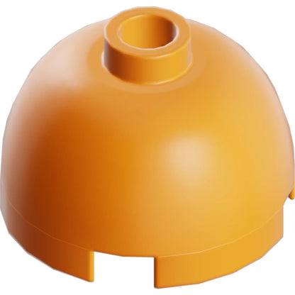 Teil 553 – Ziegelstein, rund, 2 x 2, Kuppeldach (unbestimmter Typ)