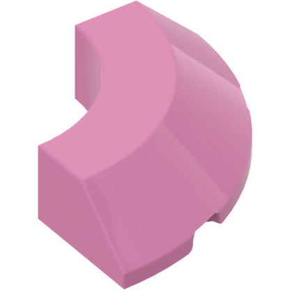 Part 5649 - Brick, Round Corner 4 x 4 with Slope 45 Edge without Studs